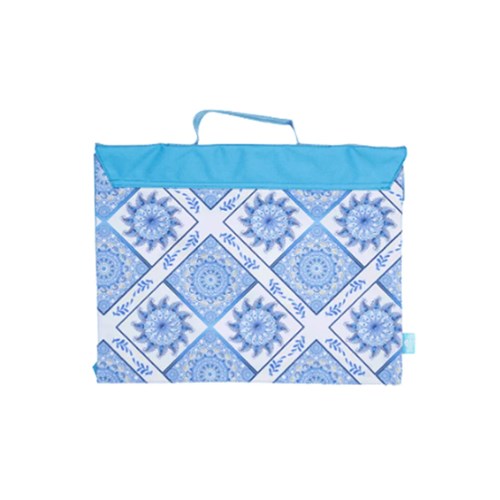 SPE-LBB-BOH - SPENCIL LIBRARY BAG NYLON 37x28cm Boho Blue